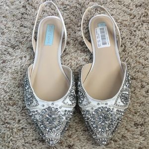 Blue by Betsy Johnson Wedding Flats